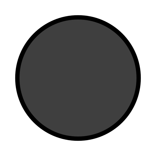 Medium Black Circle on OpenMoji