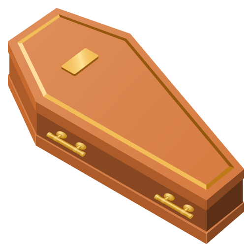 Coffin on JoyPixels