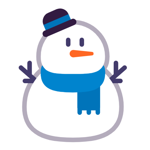 Snowman Without Snow on Microsoft Fluent