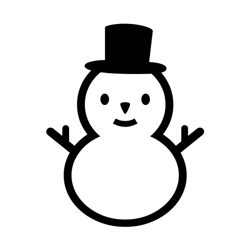 Snowman Without Snow on Noto Emoji