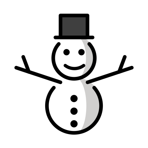 Snowman Without Snow on OpenMoji