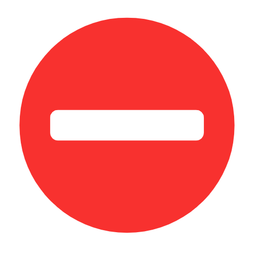 No Entry on Microsoft Fluent