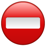 No Entry on WhatsApp