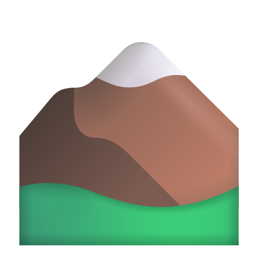 Mountain on Microsoft 3D