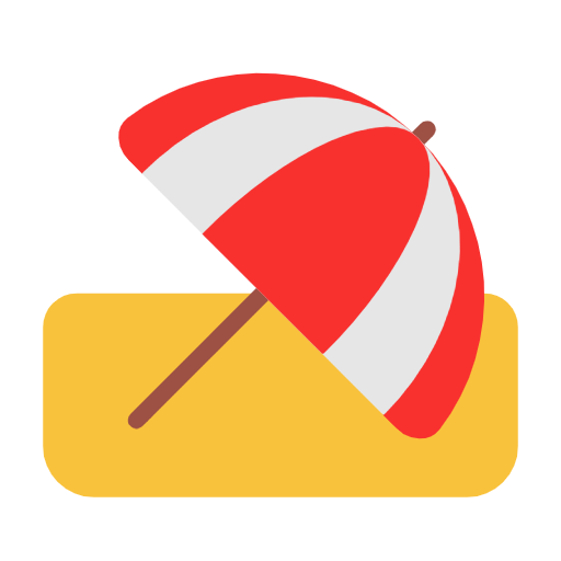 Umbrella On Ground on Microsoft Fluent