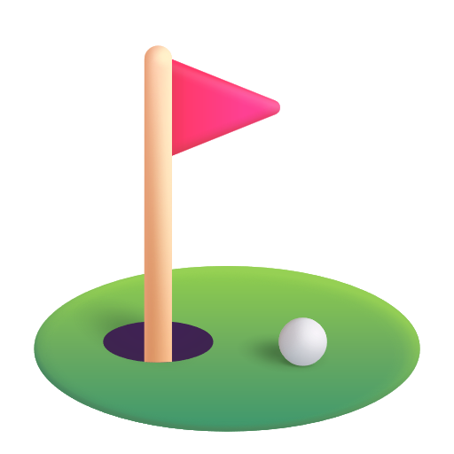 Flag In Hole on Microsoft 3D