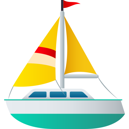Sailboat on JoyPixels