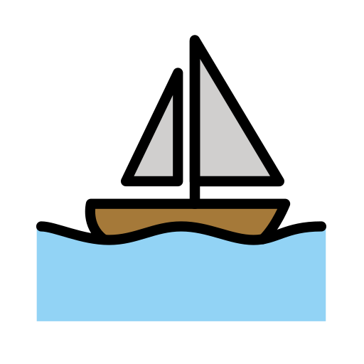 Sailboat on OpenMoji
