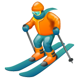 Skier on WhatsApp