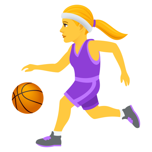 Woman Bouncing Ball on JoyPixels