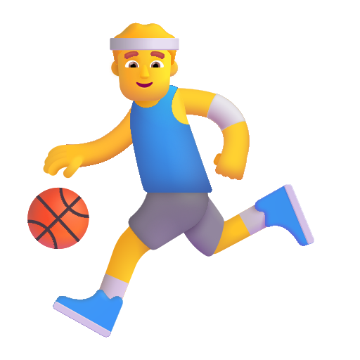 Man Bouncing Ball on Microsoft 3D
