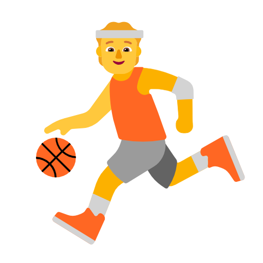 Person Bouncing Ball on Microsoft Fluent