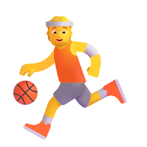 Person Bouncing Ball on Microsoft 3D