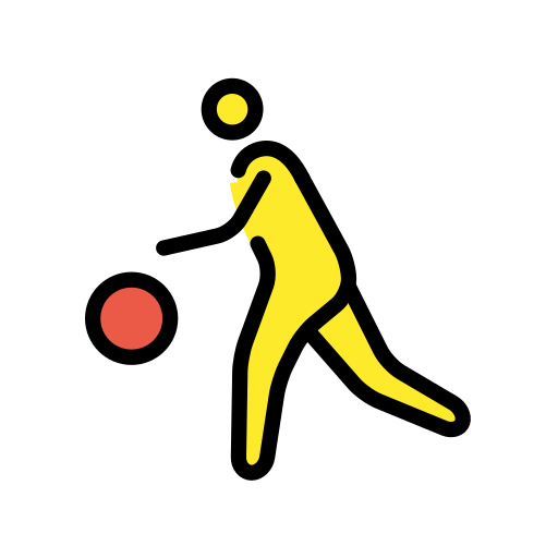 Person Bouncing Ball on OpenMoji