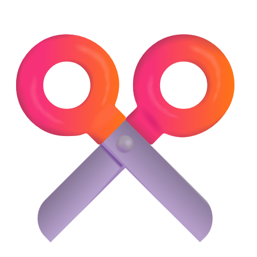 Black Scissors on Microsoft 3D