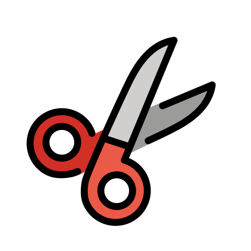 Black Scissors on OpenMoji