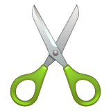 Black Scissors on WhatsApp