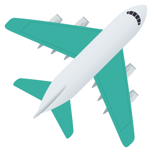 Airplane on JoyPixels