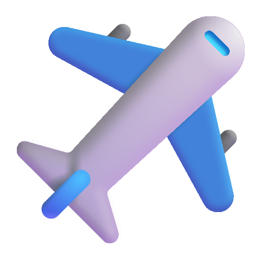 Airplane on Microsoft 3D