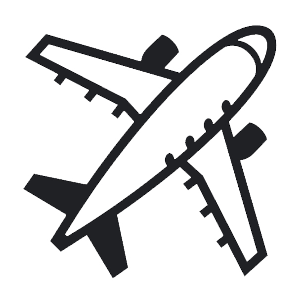 Airplane on Noto Emoji