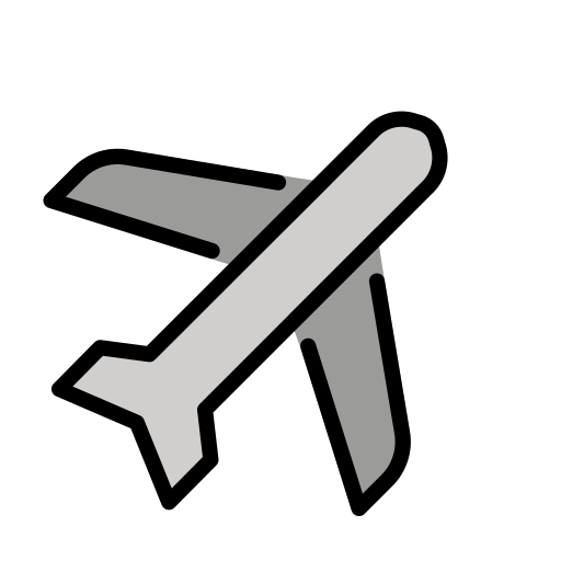 Airplane on OpenMoji