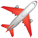 Airplane on WhatsApp