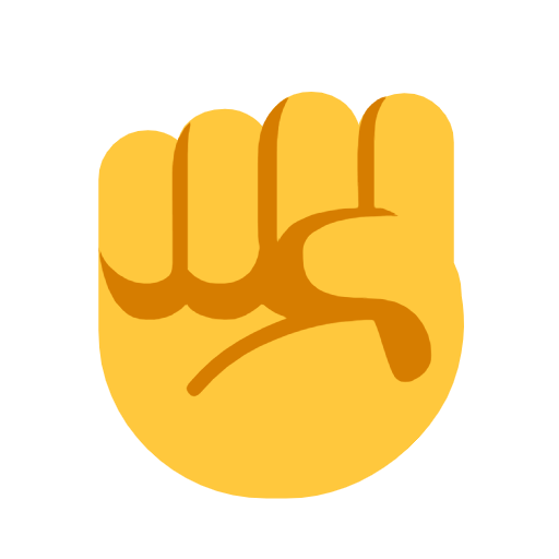 Raised Fist on Microsoft Fluent