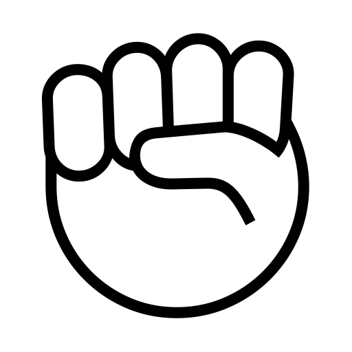 Raised Fist on Noto Emoji