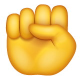 Raised Fist on WhatsApp