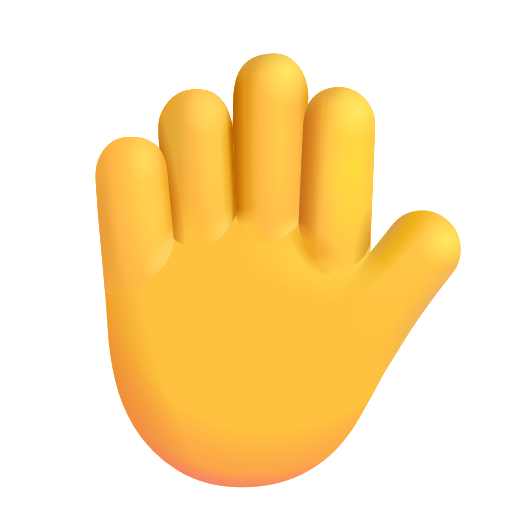 Raised Hand on Microsoft 3D