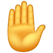 Raised Hand on Samsung