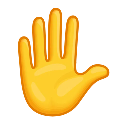 Raised Hand on Telegram