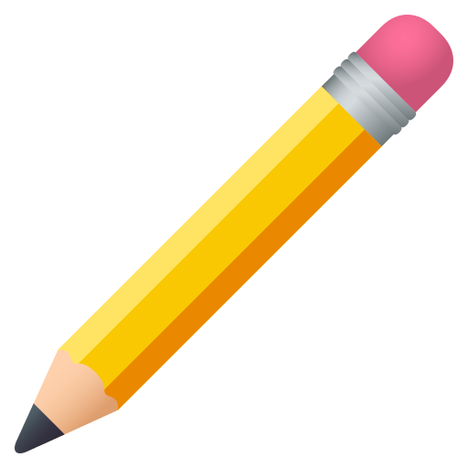 Pencil on JoyPixels