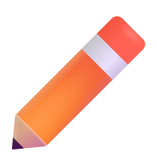 Pencil on Microsoft 3D