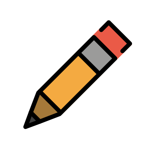 Pencil on OpenMoji
