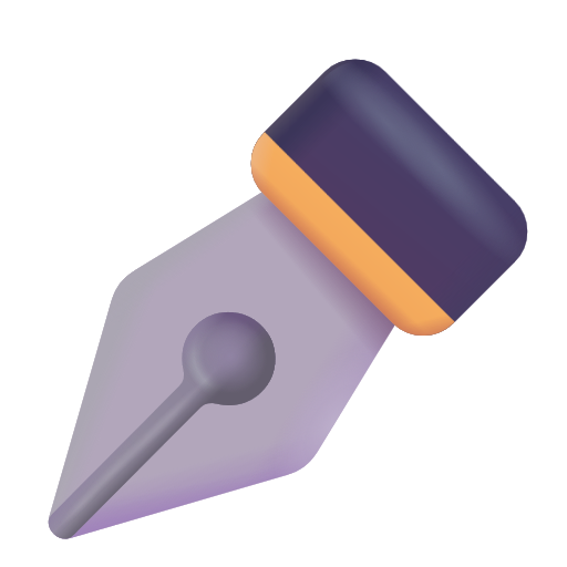 Black Nib on Microsoft 3D