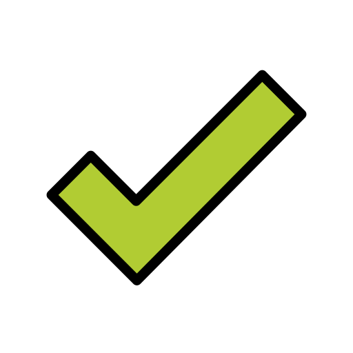 Heavy Check Mark on OpenMoji