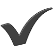 Heavy Check Mark on Samsung