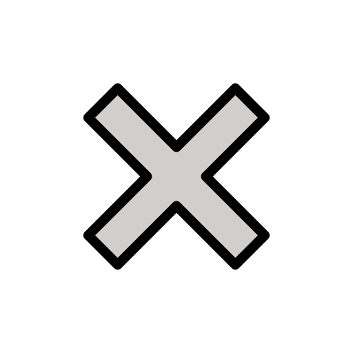 Heavy Multiplication X on OpenMoji