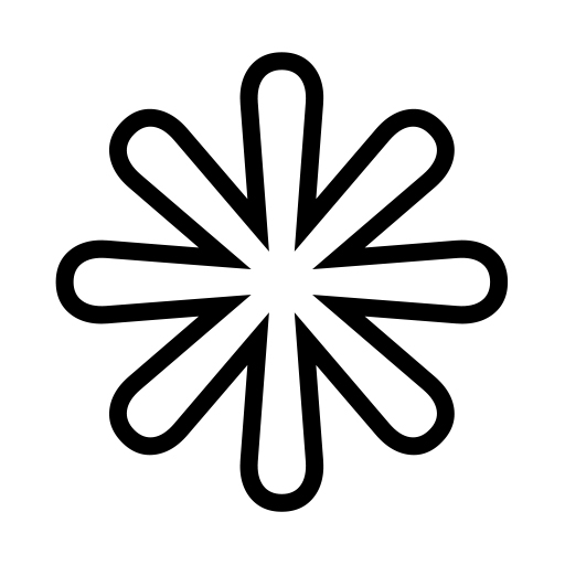 Eight Spoked Asterisk on Noto Emoji