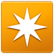 Eight Pointed Black Star on Samsung
