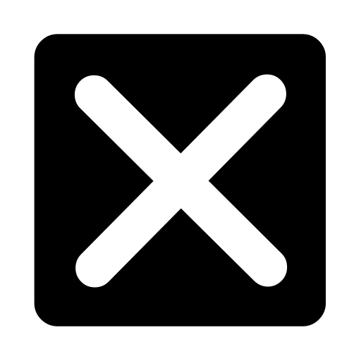 Negative Squared Cross Mark on Noto Emoji