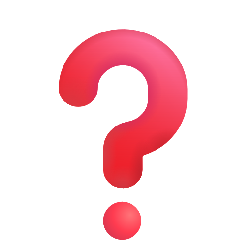 Black Question Mark Ornament on Microsoft 3D