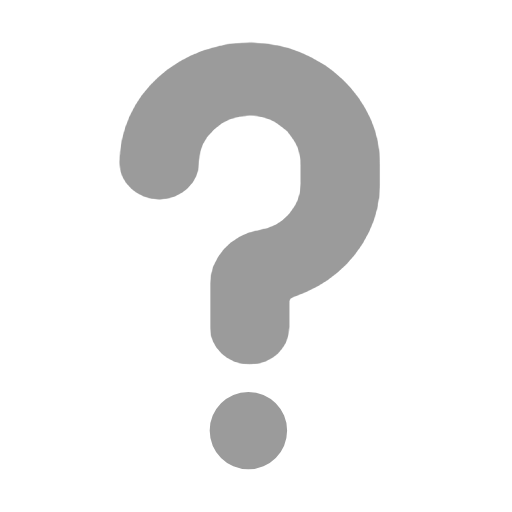 White Question Mark Ornament on Microsoft Fluent