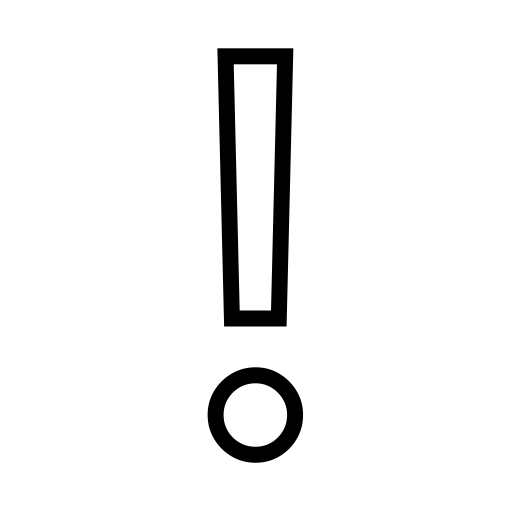 White Exclamation Mark Ornament on Noto Emoji