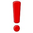 Heavy Exclamation Mark Symbol on Samsung