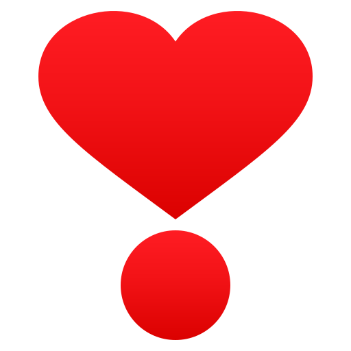 Heart Exclamation on JoyPixels