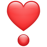 Heart Exclamation on WhatsApp