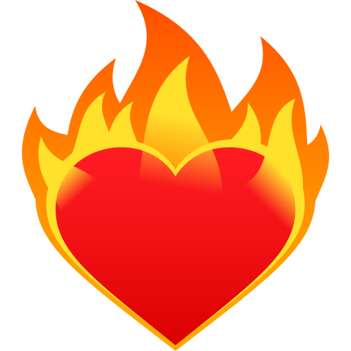 Heart On Fire on JoyPixels