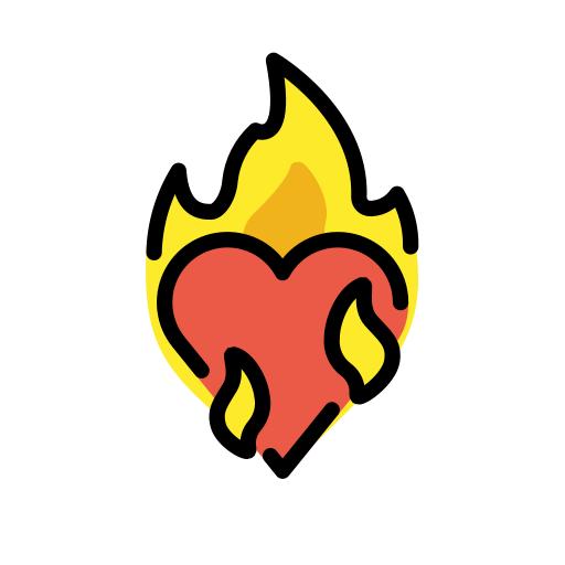 Heart On Fire on OpenMoji